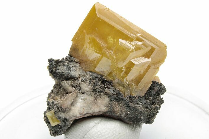 Lustrous, Yellow-Orange Wulfenite Crystal - La Morita Mine, Mexico #225394